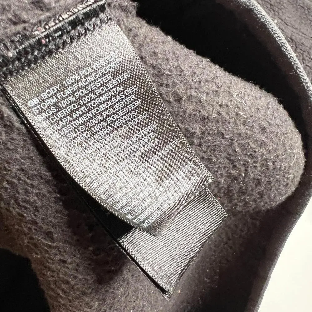 The North Face Women’s Sherpa Fleece Vest Black Size M Medium Zip Front‎ Pockets